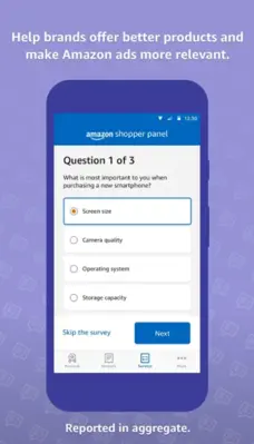 Amazon Shopper Panel android App screenshot 1